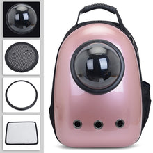 Load image into Gallery viewer, Free shipping Cat bag Breathable Portable Pet Carrier Bag Outdoor Travel backpack for cat and dog Transparent Space pet Backpack
